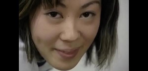  Rie Takasaka has hairy slit fucked with vibrator at medical check - More at hotajp com